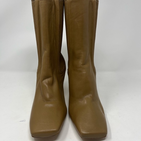 Zara Shoes - Zara ANKLE BOOTS OCHRE BEIGE Size 38 Leather SZ 9 or 40 EU.